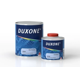 Грунт 2K HS 2:1 наполнитель Duxone DX60 (серый) 1л + DX25 Активатор стандартный 0,5л