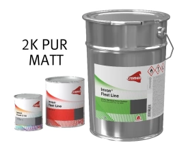 Краска-эмаль цветная матовая 2K 3:1 полиуретановая Cromax IMRON FLEET LINE 2K PUR MATT 1лит.