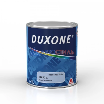 DX5211/BC300 Duxone Basecoat Extra Coarse Silver. Экстра-крупный металлик 1л. фото 1