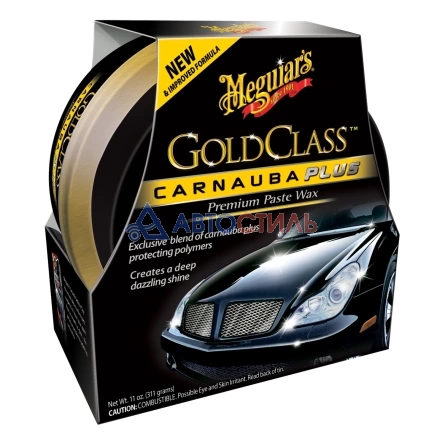 Воск карнауба премиум Meguiar's G7014 Gold Class Carnauba Plus 325мл. (паста) фото 1