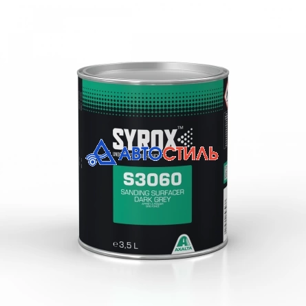 S3060 Грунт-выравниватель шлифуемый темно серый VS6 3,5л фото 1